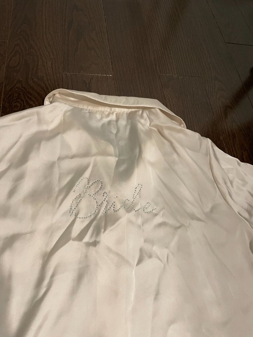 Primark Bride Satin Pajama Set with Rhinestone Lettering - Picture 10 of 12